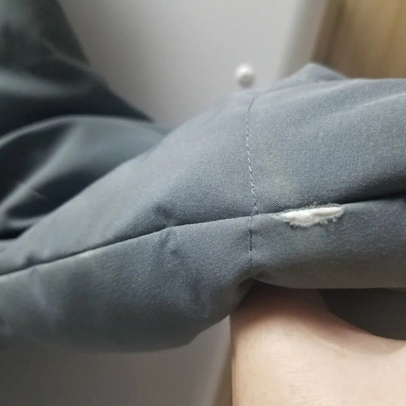 Canada Goose Grey Black Solaris Steel Goose Down Winter Parka Jacket 2XS - Picture 5 of 11